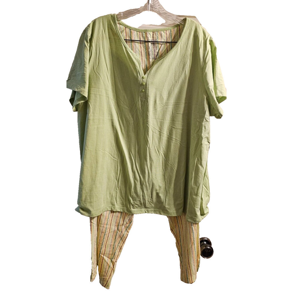 NWT Simply Basic 2 piece slseep set or pajamas Plus Size 2 X (18W -20W)